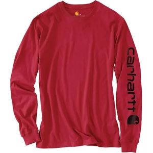 Carhartt Men's Long Logo Sleeve Graphic T-Shirt